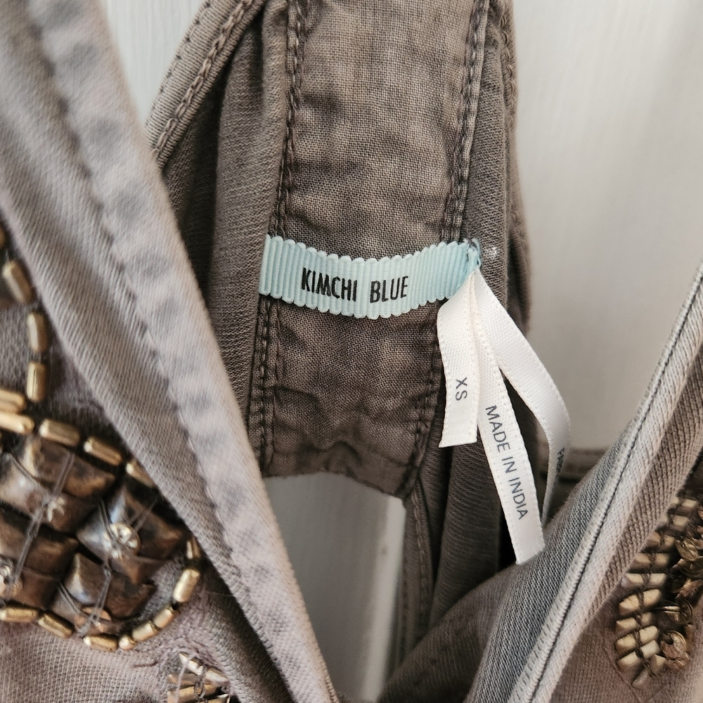Urban Outfitters Metal Stud and Bead Detailing Keyhole Back Halter Dress - Picture 10 of 10